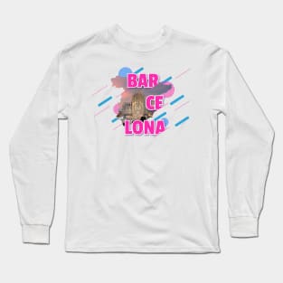 Colorful Barcelona Long Sleeve T-Shirt